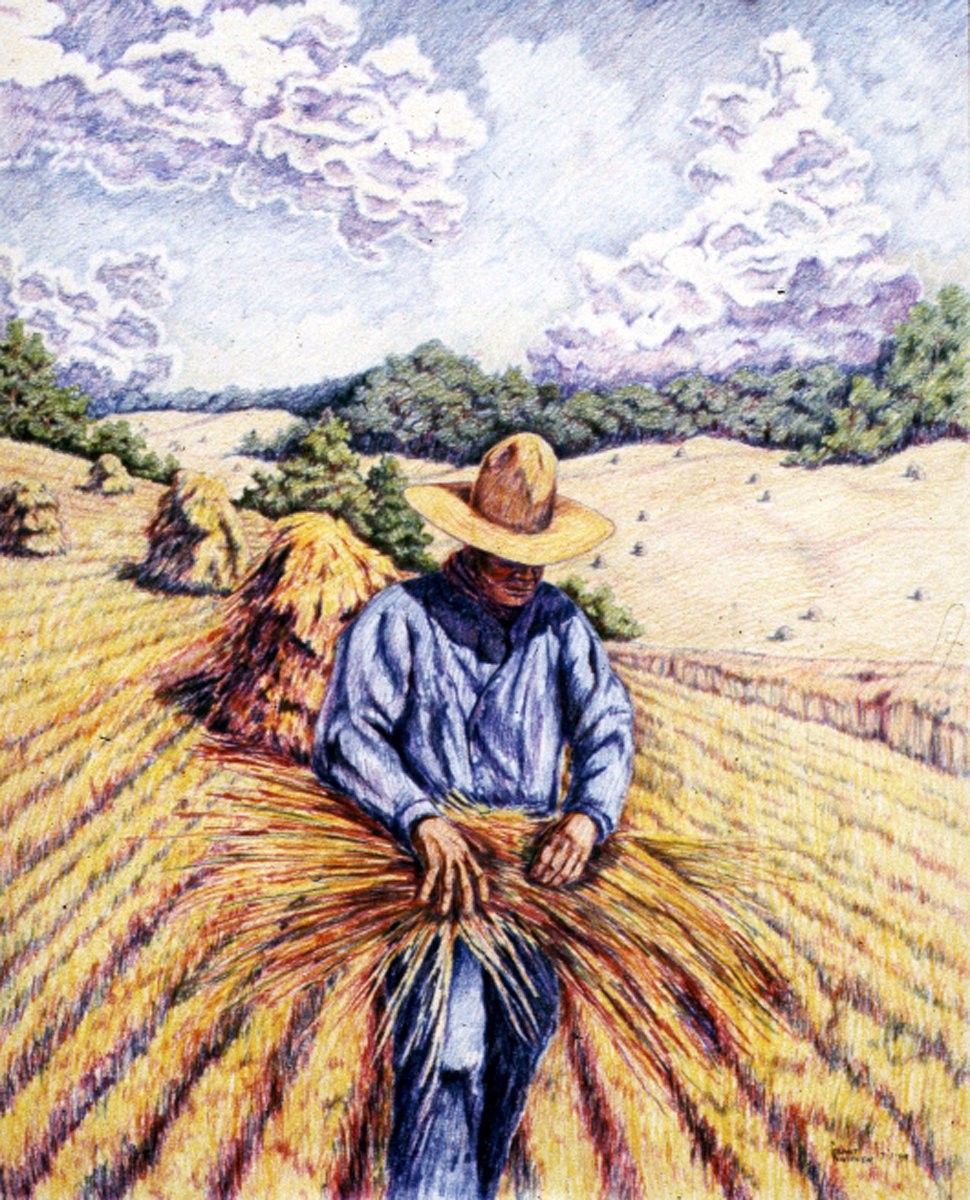 Gathering Wheat
